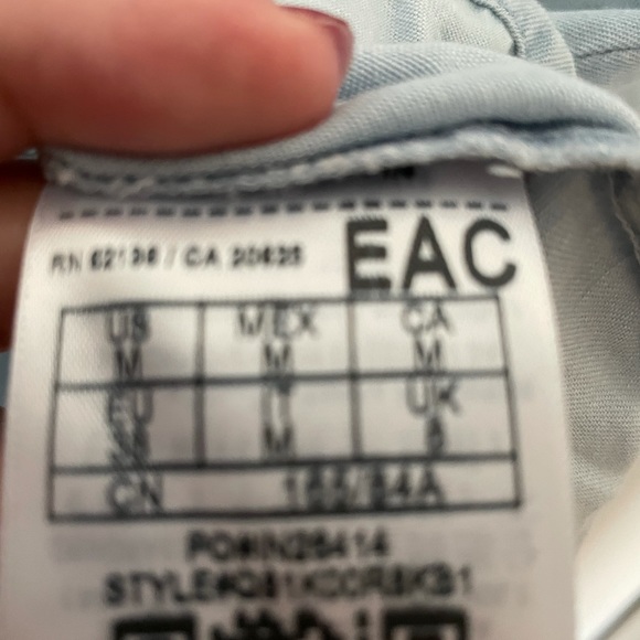 Guess Light Blue One Shoulder Dress - Picture 7 of 14